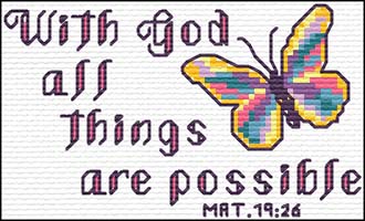 With God all things are possible - Matthew 19:26